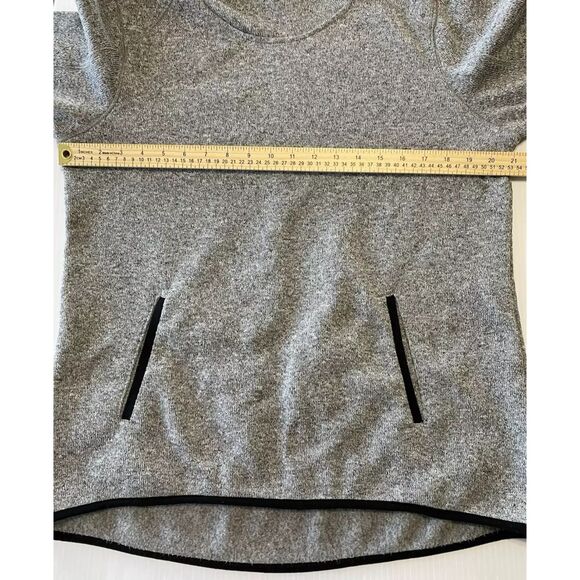 Danskin Now Women's Size XL-16/18 Sweatshirt Hooded Charcoal Grey/Black - Picture 6 of 11